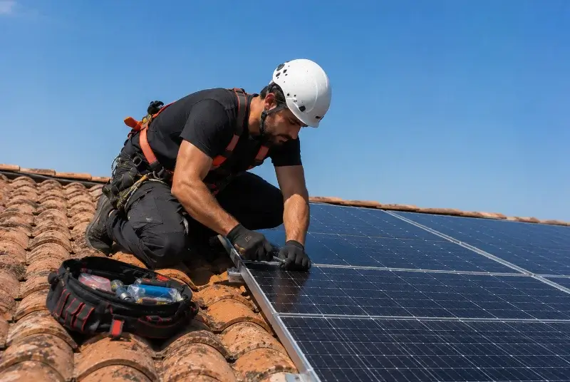 Maintenance et monitoring de panneaux solaires à Saint-Jean-d'Angély