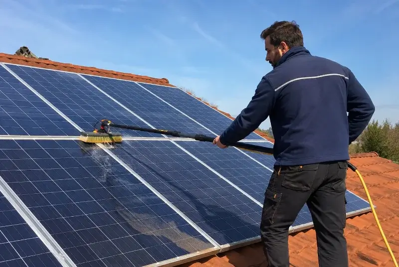 Nettoyage et entretien de panneaux solaires à Saint-Jean-d'Angély